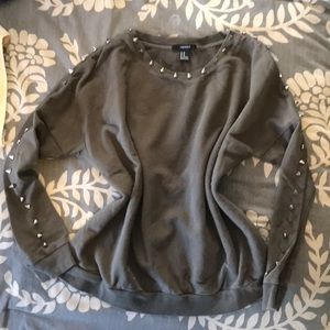 Green Spiked Sweatshirt ⚔️